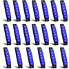 Biqing 20X Luci di posizione laterali a LED Blu,12V impermeabile luci laterali a LED per camion rimorchio camion cabina autobus barca trattore camper