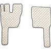 F-CORE Tappetini (autista + passeggero) camion compatibile per VOLVO FM 4 01.13-12.19 CHAMPAGNE