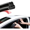 lomdung Guarnizione Portiera Auto, 5M Guarnizione in Gomma per Portiere Auto, Autoadesiva Guarnizioni Fonoassorbente, Struttura a Doppio Strato a Cinque Fori, per la Maggior Parte dell'Auto (10x8mm)