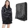 KQWVZ Coperta Elettrica Riscaldata USB, Coperta Riscaldante Elettrica con Cerniera, 3 Temperature, Lavabile in Lavatrice, Scialle Riscaldante Elettrico in Flanella per Casa,Ufficio,Auto(160 x 80 cm)