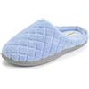 Dearfoams Leslie Quilted Terry Clog With Wide Widths Slipper PantofoleDonna