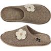 BeComfy Donne Uomini Pantofole in Feltro Pantofole in Feltro Pantofole Unisex in Feltro Di Lana Naturale 36-46 EU