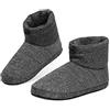 Dunlop Ciabatte Uomo, Pantofole Calde Invernali per Casa, Ciabatta Chiusa A Stivaletto Memory Foam, Idee Regalo Compleanno, Babbucce Mimetiche Divertenti (Grigio, 44)