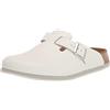 Birkenstock Original Boston Cuoio Normale, White, 060134 46,0