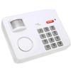 Kmf Supplies Allarme con sensore di movimento PIR con codice di sicurezza, allarme interno wireless alimentato a batteria, suoneria, modalità istantanee e ritardate, pulsante antipanico, portata di rilevamento 5 m