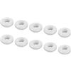 PATIKIL 20pz Doppio Lato Gomma Gommino o-ring o-ring 7mm Interno Dia Bianco | Filo Guarnizione, Gomma