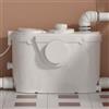 INEFLO Pompa trituratore per cantina, pompa per WC con motore in rame per sotto la linea 23 piedi/7 m, sistema di lavaggio verticale/orizzontale, 4 ingressi per lavello, doccia/lavandino,500W