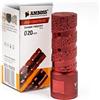 Amboss Werkzeuge Punta abrasiva diamantata Ø 20 mm - Incudine Red Edition M14 - per smerigliatrice angolare - gres porcellanato duro piastrelle granito