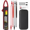 BSIDE UX2 Mini Pinza Amperometrica Digitale DC AC TRMS 200A, Multimetro Intelligente Ricaricabile Misura Tensione Corrente Capacità Resistenza Diodo Frequenza Temperatura Cavi Sotto Tensione