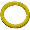 SANG-A Tubo pneumatico in poliuretano per aria compressa, 6/4 mm, diametro esterno/interno, rotolo da 50 m, colore: giallo
