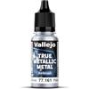 Vallejo Pintura True Metallic Metal 161-18ML Aerografo, Colore Argento, Finitura Omogenea, Pronto all'Uso, Ideale per Modellismo e Hobby.