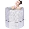 Sinbide Vasca da bagno pieghevole per adulti, vasca da bagno pieghevole per bambini, adatta per docce di sauna e bagni di ghiaccio, vasca indipendente, senza installazione, 65 x 65 x 70 cm (lunghezza