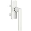 Sivenci Maniglia Cremonese per Finestra in Alluminio e Porte Balcone | Maniglia a 2 forcelle per finestra a Battente | No Oscillobattente | Colore Bianco | Apertura interna Sinistra