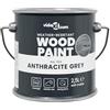 vidaXL Vernice per legno Grigio 2,5 L Stampa da parete