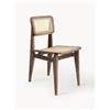 GUBI Sedia in legno di noce con intreccio viennese C-Chair - Beige, Legno scuro