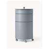 Verpan Contenitore a rotelle tondo Barboy, design Verner Panton - Grigio