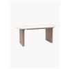 Gallery Direct Tavolo ovale Marmo, 200 x 90 cm - Marrone