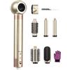 Bopcal Hair Styler 7 in 1, Phon Capelli Ionico, Arricciacapelli Automatico | Spazzola Asciugacapelli Professionale, Asciugatura Rapida, Volume, Liscio, Ricci per Viaggio, Regali
