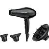 GA.MA ITALY PROFESSIONAL Gama Italy Professional Phon Tempo Ceramic Ion - 2200 W Di Potenza, Motore Ac A Lunga Durata, Tecnologie Agli Ioni per un effetto anticrespo, Nero