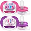 PHILIPS SpA Avent Ciuccio Ultra Air Balloon/Papa femmina 6-18 mesi