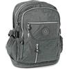 DrachenLeder Bag Street D3OTJ604X - Zaino in nylon, unisex, 30 x 18 x 38 cm, colore: Nero, grigio. (Grigio) - D3OTJ604K