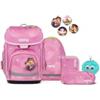 ergobag set zaino scolastico cubo Bundle Set Magic CloudBear - Pink | Set classico da 6 pezzi con zaino ergonomico, ideale per la prima elementare e per l'uso scolastico quotidiano