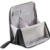 Generic Beauty case con supporto in piedi, grande capacità, astuccio per cosmetici, portatile, impermeabile, per organizzare e riporre da bagno da donna, Nero, Refer to description, Unisex