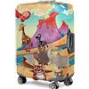 YianBestja Elastico Cover Proteggi Valigia per 18-32 Pollici, Copri Valigia Anti-Polvere Copertura per Valigia Suitcase Cover