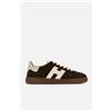 Hogan Cool Bassa in Camoscio Marrone Donna