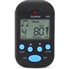 Dilwe Mini Metronomo Portatile Multifunzione, con Clip, Battito Digitale, per Tenere il Tempo, per Pianoforte, Violino, Chitarra, Batteria, Nero