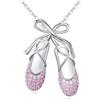 YFN Collana con ciondolo a forma di ballerina in argento Sterling | Fiocco, gioiello per festa della mamma, Natale, Capodanno, compleanno, regalo per donna, nonna, mamma, figlia