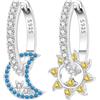 MISEFF Orecchini da donna in argento Sterling 925, motivo: panda, farfalla e stella marina, ipoallergenici, regalo di gioielli