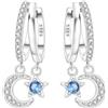 MISEFF Orecchini da donna in argento Sterling 925, motivo: panda, farfalla e stella marina, ipoallergenici, regalo di gioielli