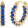Roheafer Orecchini Cerchio Argento 925 per Donna | Ipoallergenici Oro 14K Placcato Orecchini con Cubic Zirconia, Leggeri Huggie Cerchio Gioielli Regali 20mm