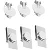 SAFIGLE Fermacravatta magnetico invisibile in acciaio inox | argento, perfetto allineamento, antipiega, forte tenuta, per lavoro e attività all'aperto, 2,5 x 1,3 x 0,2 cm