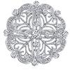 Bling Jewelry Vintage Stile Antico Cuore Floreale Filigrana Cz Spilla Per Le Donne Argento Placcato Ottone