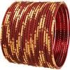 Touchstone Set di 24 braccialetti indiani in stile Bollywood fatti a mano da donna, in metallo, non conosciuto