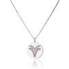 Sakrami COLLANA IN ARGENTO 925 DA DONNA, RAGAZZA CON SEGNO ZODIACALE - MADE IN ITALY + CONFEZIONE REGALO PERSONALIZZATA