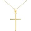 L'Atelier d'Azur Collana - Medaglia a croce in oro 18 carati 750/000 giallo - Catena dorata, Oro Ottone