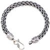 TYMONT Bracciale in Argento Sterling S925 A Più Fili Con Catena A Chiglia Intrecciata, Bracciale in Argento Sterling Da Uomo E Da Donna in Stile Etnico Personalizzato
