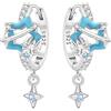 MISEFF Orecchini da donna in argento Sterling 925, motivo: panda, farfalla e stella marina, ipoallergenici, regalo di gioielli