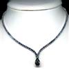 PNG Collana PNG In Argento Sterling Con Topazio London Blu E Zaffiro Naturale 17 in