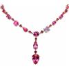 PNG Collana Con Topazio Mystic Rosa, Tormalina E Ametista 925 Argento 17 In.