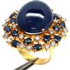 PNG Anello PNG In Argento Sterling 925 Zaffiro Blu Zircònia 19x21 mm Mis. 8,75