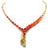 PNG Collana Pendente in Argento Sterling 925 con Opale Giallo e Corniola 17 in