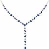 PNG Collana Pendente In Argento Sterling 925 Con Zaffiro Blu E Topazio 17 in