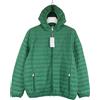 8 Giacca Foderata Da Uomo XL Con Cappuccio Verde Leggera A Zip Completa