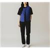 8 Gilet Da Donna Blu Piccolo Con Tasche E Bottoni A pressione Leggero