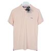 PYUA Funny Polo T-Shirt Uomo M Cotone Stretch Rosa Manica Corta
