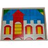 Ebert Set di costruzioni in legno castello LxHxP 37,5x28,5x4,5 cm NUOVO